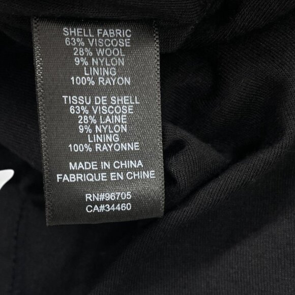 Rebecca Taylor Lua Dress 3/4 Sleeve Black Floral Jersey Women's Size - Picture 7 of 11